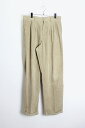 yÁz DOCKERS (hbJ[Y) 90'S TUCK CORDUROY PANTS 90N ^bN R[fC pc x[W [SIZE: W33 x L32 USED]