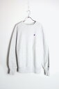 yÁzCHAMPION (`sI) MADE IN USA 90'S REVERSE WEAVE ONE POINT SWEATSHIRT USA 90N o[XEB[u  |Cg XEFbg Vc GRAY [SIZE: XL USED]