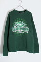 yÁzPRO PLAYER (v vC[) 90'S NY JETS NFL SWEATSHIRT 90N j[[N WFbc NFL XEFbg Vc GREEN [SIZE: XL USED]