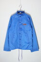 yÁzHBO (z[E{bNXEItBX) MADE IN USA 80'S STAND COLLAR NYLON JACKET USA 80N X^h J[ iC WPbg SAX BLUE [SIZE: S USED]