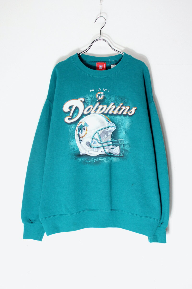 NFL (エヌエフエル) SWEATSHIRT MIAMI DOLPHINS スウェットシャツ マイアミ ドルフィンズ GREEN 