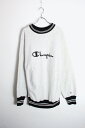 yÁzCHAMPION (`sI) MADE IN USA 90'S REVERSE WEAVE SWEATSHIRT USA 90N o[X EB[u XEFbg Vc GRAY / BLACK [SIZE: XL USED]