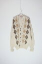 【中古】JAMES DALGLIESH (ジェームス ダルグリーシュ) MADE IN IRELAND 90'S PURE WOOL ARGYLE PATTER...