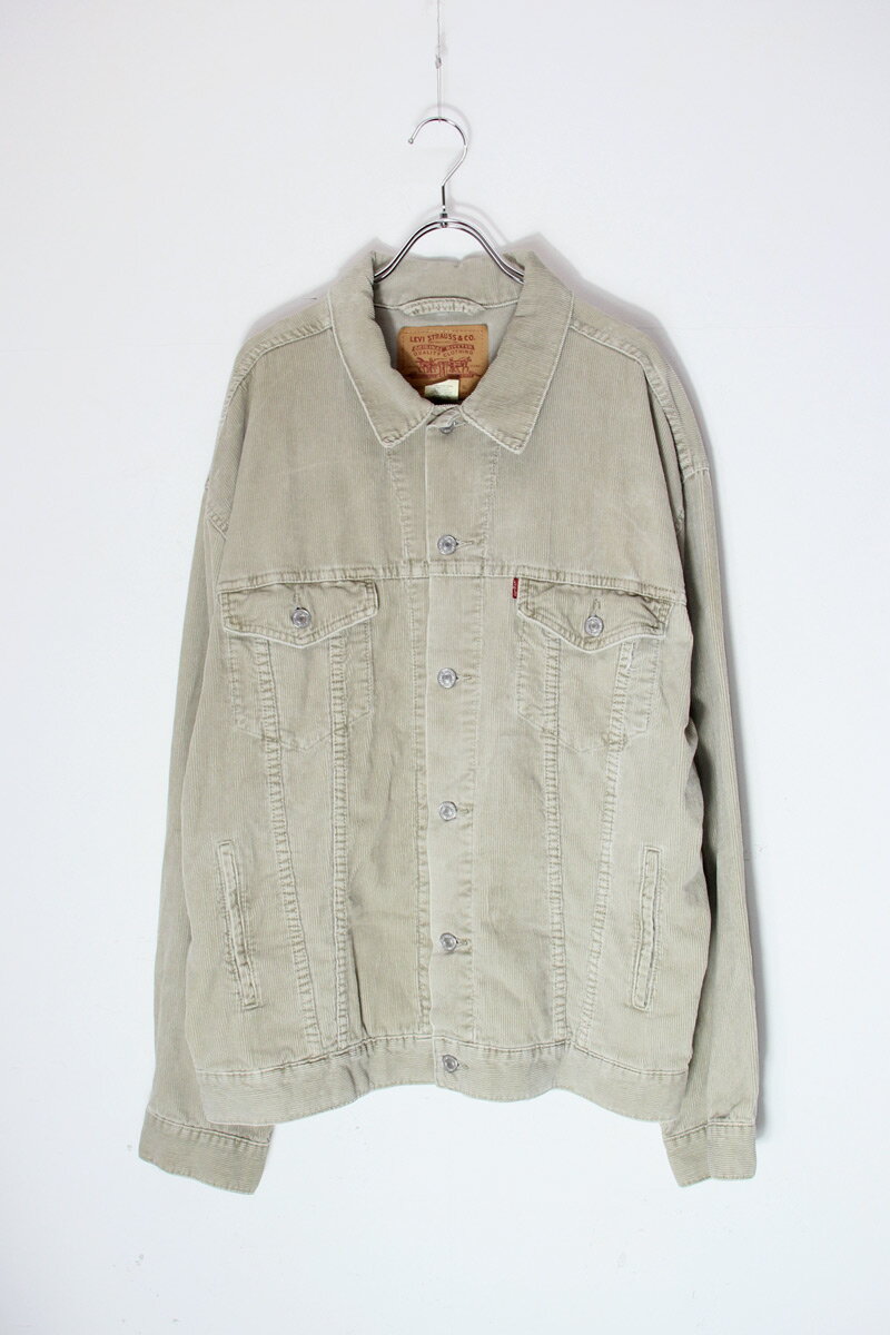 šLEVI'S (꡼Х) 90'S 3RD CORDUROY JACKET 90ǯ  ǥ 㥱å BEIGE [SIZE: XL USED]