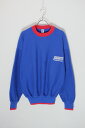 yÁzG (W[) MADE IN USA 90'S NY GIANTS SWITCHING COLOR SWEAT SHIRT USA 90N j[[N WCAc XCb`O J[ XEFbgVc RED / BLUE [SIZE: L USED]