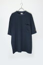 yÁzTIMBERLAND (eBo[h) S/S POCKET MESH T-SHIRT  |Pbg bV TVc NAVY [SIZE: L USED]