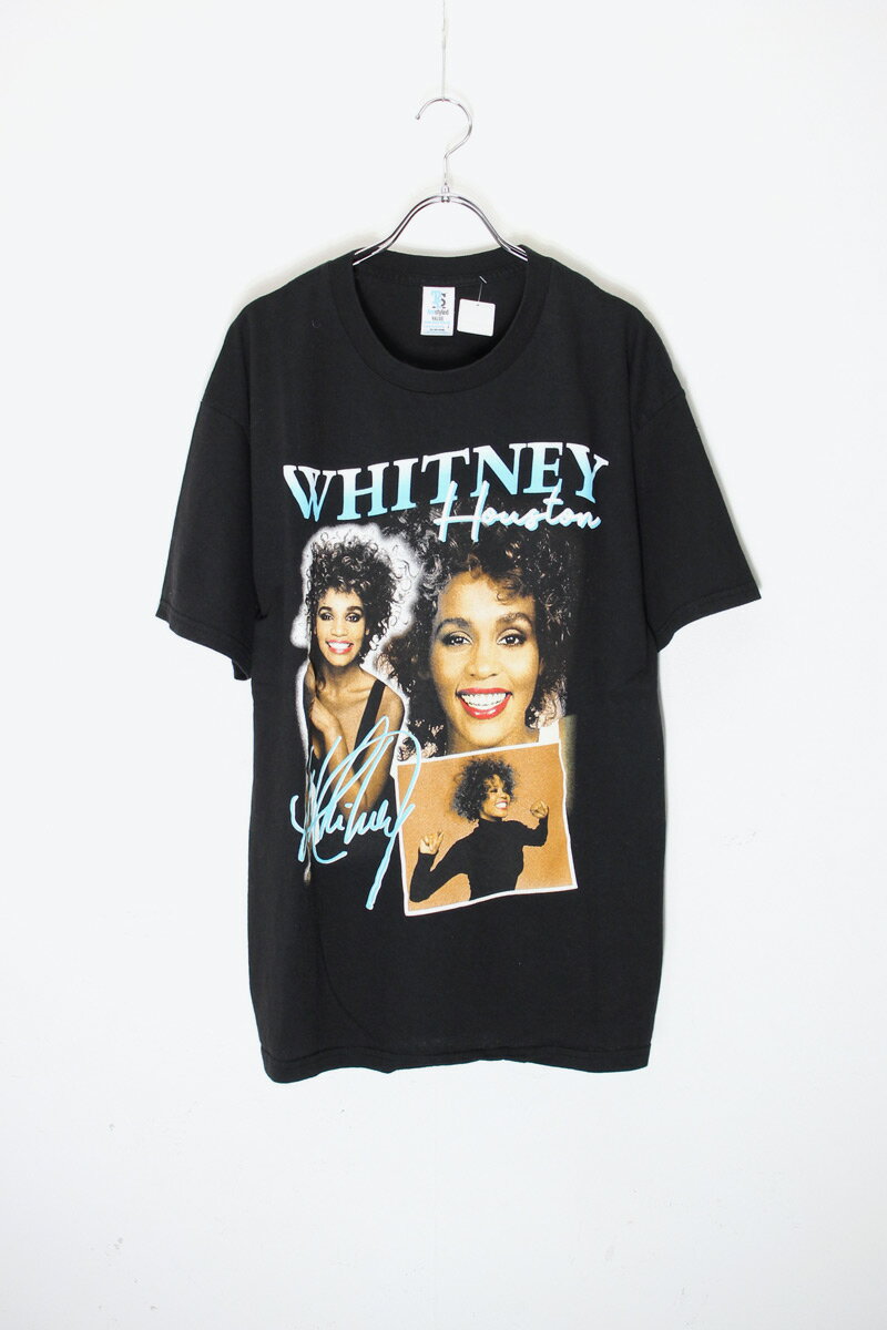 【中古】TEE STYLED VALUE (ティー スタイル バリュー) S/S WHITNEY HOUSTON T-SHIRT 半袖 ホイットニー ヒューストン Tシャツ BLACK [SIZE: L USED]