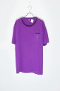 yÁzPOLO RALPH LAUREN (| t[) S/S ONE POINT POCKET T-SHIRT  |Cg |Pbg TVc PURPLE [SIZE: L USED]