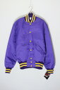 yÁzHOLLOWWAY (zEFC) 90'S NYLON STADIUM JACKET QUILTING LINER USA 90N iC X^WA WPbg LeBO Ci[ PURPLE [SIZE: M DEADSTOCK/NOS]