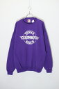 yÁzDISNEY DESIGNS (fBYj[ fUC) MADE IN USA VENICE BEACH PRINT SWEAT SHIRT USA xjX r[` vg XEFbgVc PURPLE [SIZE: XL USED]