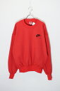 yÁzNIKE (iCL) 90'S AIR LOGO EMBROIDERY SWEATSHIRT 90N GA S hJ XEFbgVc RED [SIZE: M USED]