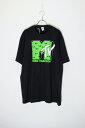 yYViz MTV (GeB[B[) ALIEN LOGO TEE GCA S TVc BLACK [NEW][{f]