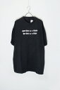 yÁzNO BRAND (m[uh) 90'S S/S GOOD GIRLS BAD GIRLS MESSEGE T-SHIRT 90N  Obh K[Y obh K[Y bZ[W TVc BLACK [SIZE: L USED]