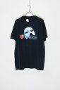 【中古】NO BRAND (ノーブランド) 85 039 S S/S THE PHANTON OF THE OPERA PRINT T-SHIRT 85年代 半袖 オペラ座の怪人 プリント Tシャツ BLACK SIZE: M相当 USED