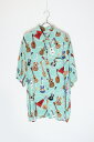 yÁzREYN SPOONER (CXvi[) MADE IN HAWAII 90'S S/S HAWAIIAN SHIRT nC 90N  nCA Vc MINT GREEN [SIZE: L USED]