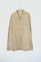 yÁzCHERESKIN (VXL) 90'S L/S VIGAN SUEDE SHIRT 90N  r[K XG[h Vc / BEIGE [SIZE: 2XL USED]