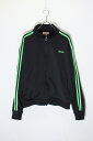 yÁzNERDY (mfB) NY TRACK TOP JACKET j[[N gbN gbv WPbg BLACK / GREEN [SIZE: S USED]