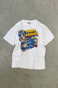 yÁzHASE AUTHENTICS (nZ I[ZeBbN) MADE IN USA 90'S S/S TERRY LABONTE PRINT RACING T-SHIRT USA 90N  e[ {e vg [VO eB[Vc WHITE [SIZE: L USED]