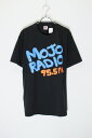 yÁzFRUIT OF THE LOOM (t[c Iu U [) MADE IN USA 90'S S/S MOJO RADIO 95.5FM PRINT ADVERTISING T-SHIRT USA 90N  W WI 95.5GtG vg Aho^CWO TVc BLACK [SIZE: L DEADSTOCK/NOS]