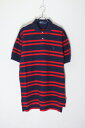 POLO BY RALPH LAUREN (ポロ バイ ラルフローレン) MADE IN USA 90'S S/S BORDER POLO SHIRT USA製 90年代 半袖 ボーダー ポロシャツ NAVY / RED 