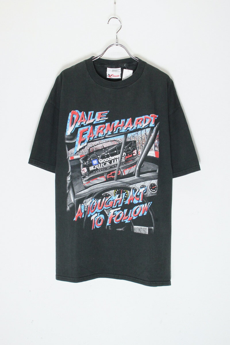 CHASE (チェイス) 90'S S/S DALE EARNHARDT CAR PRINT ADVERTISING T-SHIRT 90年代 半袖 デイル・アーンハート カー プリント アドバタイジング Tシャツ BLACK 