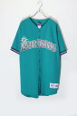 【中古】MAJESTIC (マジェスティック) S/S MLB SEATTLE MARINERS 24 GRIFFEY BASEBALL GAME SHIRT ...
