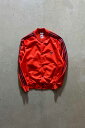 yÁzADIDAS (AfB_X) 70'S SNAP BOTTON TRACK JACKET 70N Xibv {^ gbNWPbg RED [SIZE: L USED]