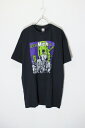 yÁzGILDAN (M_) S/S MISFITS PRINT BAND T-SHIRT  ~XtBbc vg oh TVc BLACK [SIZE: L USED]