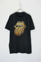 yÁzNO BRAND (m[uh) 97'S S/S ROLLING STONES PRINT BAND TOUR T-SHIRT 97N [O Xg[Y vg oh cA[ TVc BLACK [SIZE: M USED]