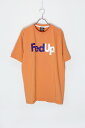 yÁzSPOOFS LIMITED (Xv[t ~ebh) 90'S S/S FED UP T-SHIRT 90N  tFbh Abv TVc ORANGE [SIZE: L USED]