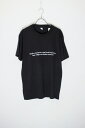 yÁzNO BRAND (m[uh) S/S STICKS AND STONES MAY MESSAGE PRINT T-SHIRT  XeBbN Ah Xg[Y C bZ[W vg TVc BLACK [SIZE: L USED]