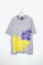 yÁzSTUSSY (Xe[V[) KIKCS ETC T-SHIRT LbNX ETC TVc GRAY [SIZE: L USED]