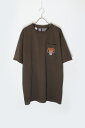 yÁzVANS X JUSTIN HENRY (oY x WXeB w[) EMBROIDERY POCKET T-SHIRT hJ |Pbg TVc BROWN [SIZE: L DEADSTOCK/NOS]