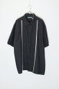 yÁzCUBAVERA (L[ox) 90'S S/S LINE CUBA SHIRT 90N  C L[o Vc BLACK [SIZE: 2XL DEADSTOCK/NOS]