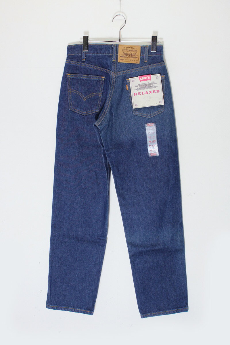 š LEVI'S (꡼Х) MADE IN USA 98'S 550 DENIM PANTS USA 98ǯ 550 ǥ˥ ѥ INDIGO [SIZE: W28xL30 DEADSTOCK/NOS]