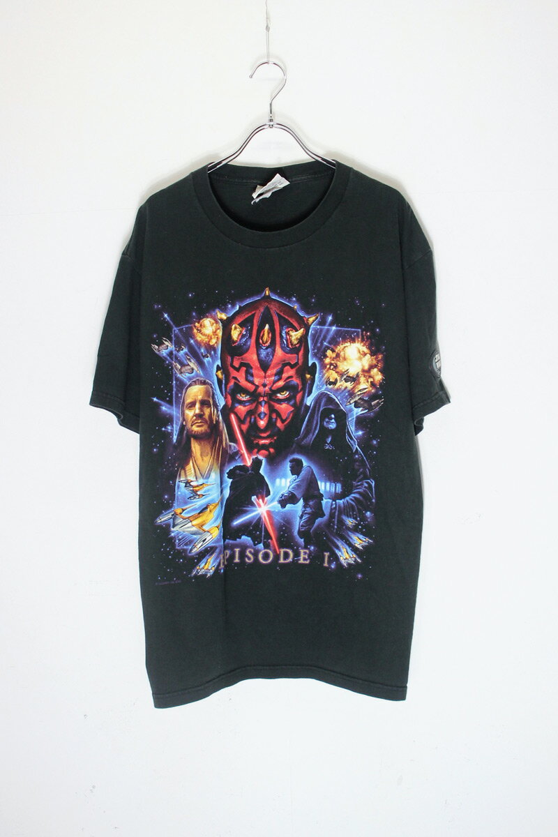 楽天JULIUS NYC【中古】LEE SPORT （ リースポーツ） MADE IN USA 99'S S/S STAR WARS EPISODE 1 PRINT MOVIE T-SHIRT USA製 99年代 半袖 スターウォーズ エピソード 1 プリント 映画 Tシャツ BLACK [SIZE: L USED]