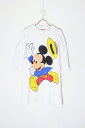 yÁzAHIMA (Aq}) MADE IN PAKISTAN 90'S MICKEY PRINT CHARACTER T-SHIRT pLX^ 90N ~bL[ vg LN^[ TVc WHITE [SIZE: XL USED]