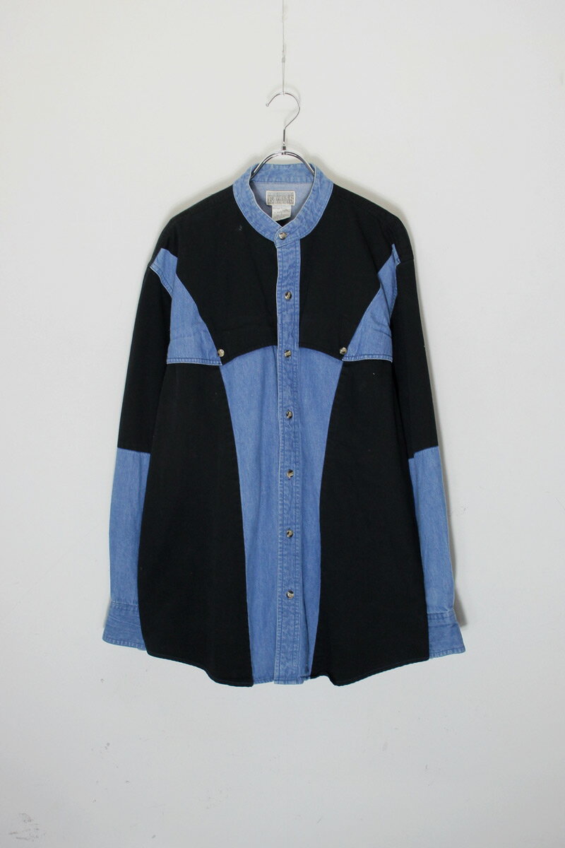 【中古】EXPRESS RIDER ( エクスプレス ライダー ) MADE IN CANADA 90'S SWITCHING PATTERN NO COLLAR ..