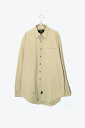 yÁzRRL ( _uA[G ) L/S COTTON MILITARY SHIRT OX[u Rbg ~^[ Vc [SIZE: L USED]