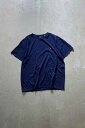 yÁzPOLO BY RALPH LAUREN (| oC t [) 90'S S/S ONE POINT T-SHIRT 90N   |Cg eB[Vc NAVY [SIZE: L USED]