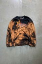 yÁzHARLEY DAVIDSON (n[[ _Bbh\) 11'S L/S SINISTER ATTITUDE PRINT BLEACH T-SHIRT 11N  XjX^ AeB`[hD vg u[` TVc MULTI [SIZE: XL USED]