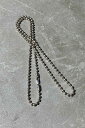 yÁz VINTAGE ITALIAN JEWLRY (Be[W C^A WG[) MADE IN ITALY 925 SILVER BALL CHAIN NECKLACE C^A 925 Vo[ {[ `FC lbNX [SIZE: ONE SIZE USED]