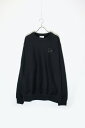 【中古】INDEPENDENT TRADING COMPANY ( インディペンデント トレーディング カンパニー ) LOGO EMBROIDERY REVERSE WAEAVE SWEATSHIRT ロゴ 刺繍 リバースウィーブ スウェットシャツ BLACK SIZE: L相当 USED