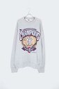 yÁzPRO PLAYER ( vvC[ ) MADE IN USA 98'S MLB NY YANKEES CHAMPION PRINT SWEATSHIRT USA 98N GGr[ j[[N L[X `sI vg XEFbgVc GRAY [SIZE: XL USED]