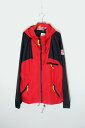 yÁzMARLBORO (}{) 90'S NYLON JACKET & PANTS SET UP 90N iC WPbg Ah pc Zbg Abv RED / BLACK [SIZE: L DEADSTOCK/NOS]