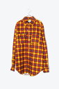 yÁzENGINEERED GARMENTS ( GWjA[hK[c) L/S WORK ADAY FLANNEL CHECK SHIRT OX[u [N tl Vc / RED / YELLOW [SIZE: L DEADSTOCK/NOS]