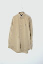 yÁzRALPH LAUREN (t[) 90'S BLAKE L/S BD SHIRT 90N uCN  {^_E Vc / BROWN [SIZE: M USED]