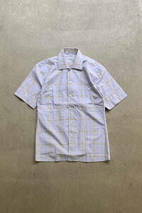 šCHRISTIAN DIOR (ꥹ ǥ) 90'S S/S CHECK DRESS SHIRT 90ǯ Ⱦµ å ɥ쥹  GRAY [SIZE: S USED]