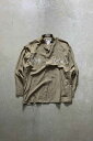 yÁzDOMANI COLLECTION (h}[j RNV) 90'S STAND COLLAR SHIRT 90N X^h J[ Vc KHAKI [SIZE: L USED]