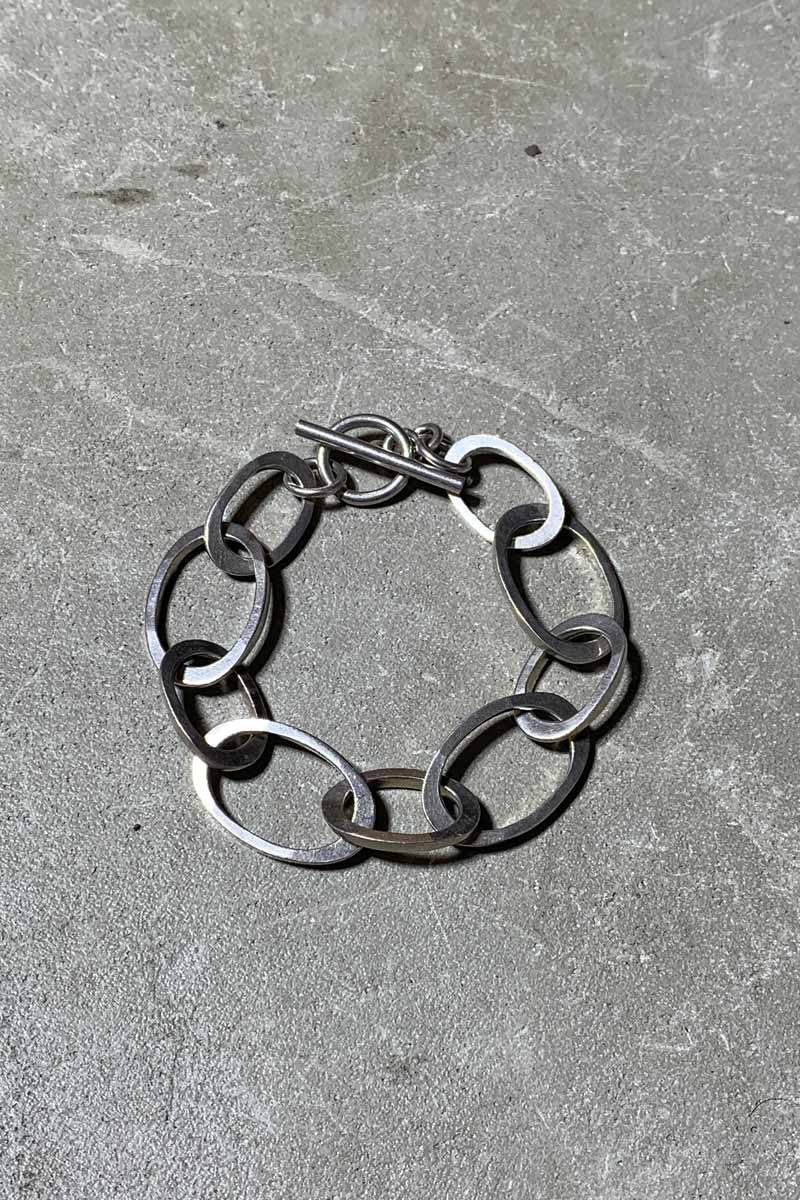 【中古】 VINTAGE SILVER JEWELRY (ヴィンテージ シルバー ジュエリー) 925 SILVER BRACELET T-BAR 925 シルバー ブレスレット Tバー [SIZE: ONE SIZE USED]